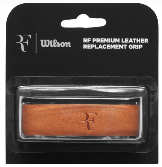 Wilson RF Premium Leather Replacement Grip - Brown