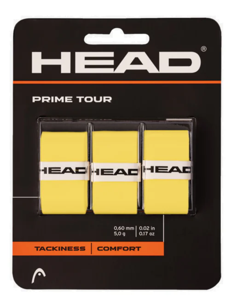 Head Prime Tour 3 Pack Yellow