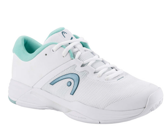 Head Revolt Evo 2.0 Womens Tennis Shoe (White/Turquoise)