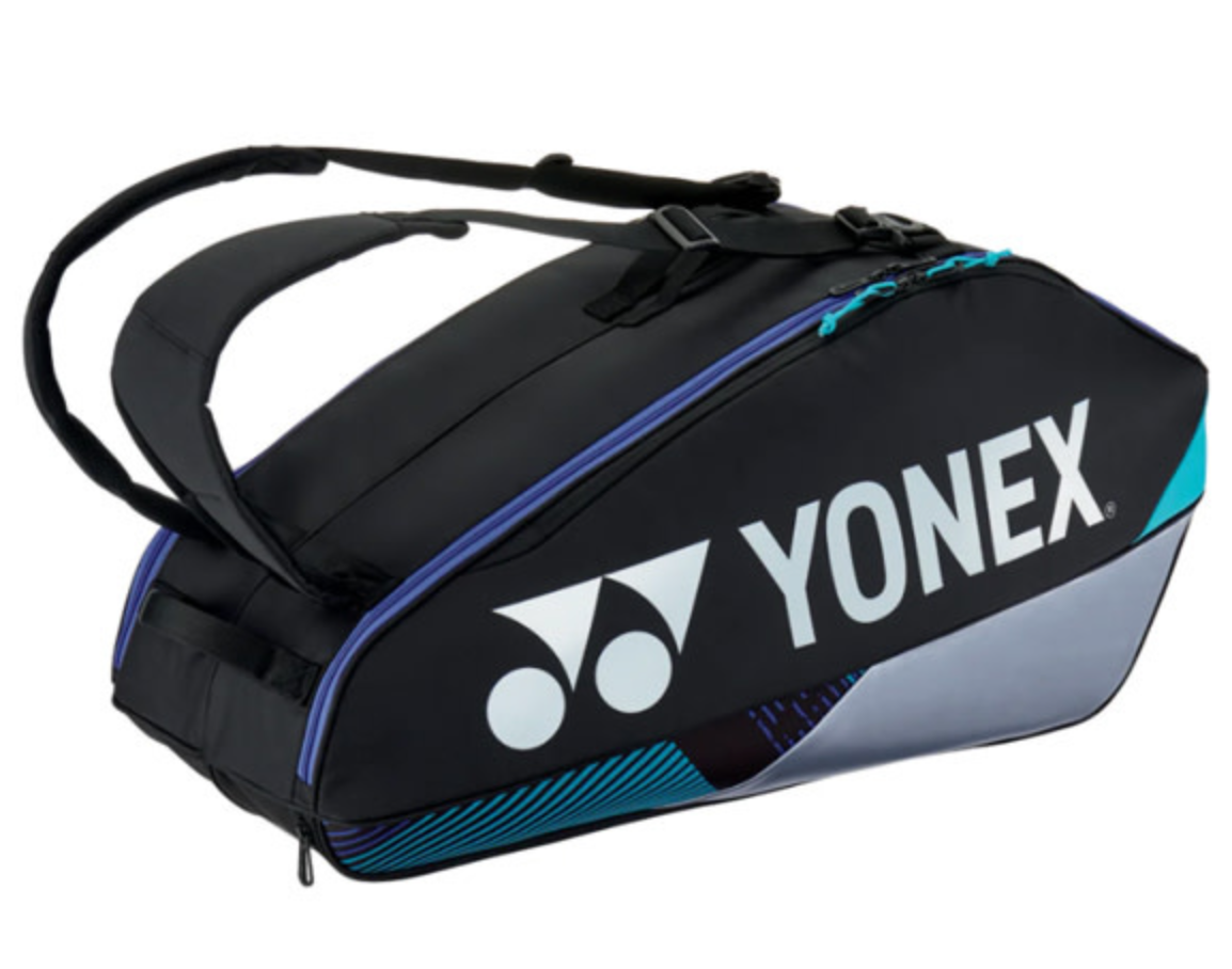 Yonex Pro Racquet Bag 6 pack - Black/Silver