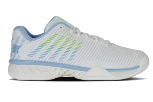 K-Swiss Hypercourt Express 2- Women's (Lucent White/Dutch Canal/Paradise Green)