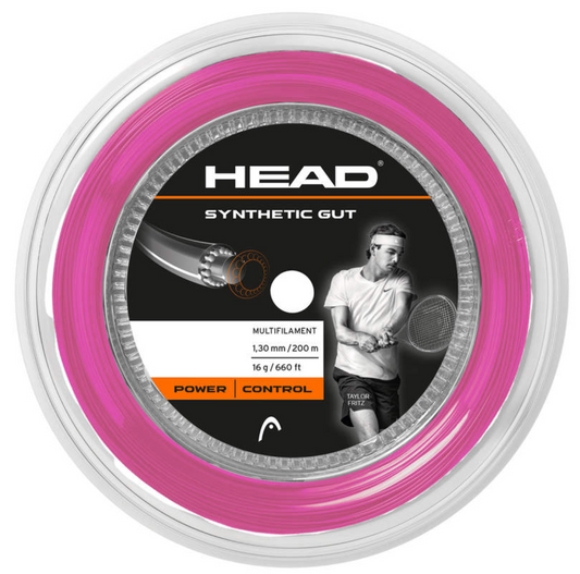 Head Syn Gut Pink String Set