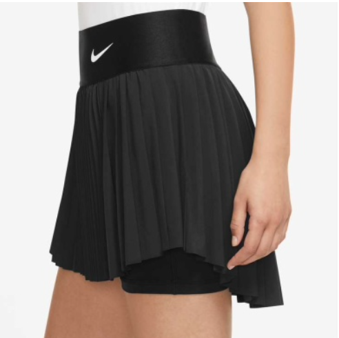 Nike Women s Dri FIT Advantage Pleated Skirt Black